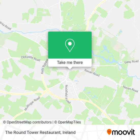 The Round Tower Restaurant map