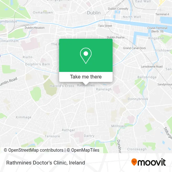 Rathmines Doctor's Clinic map