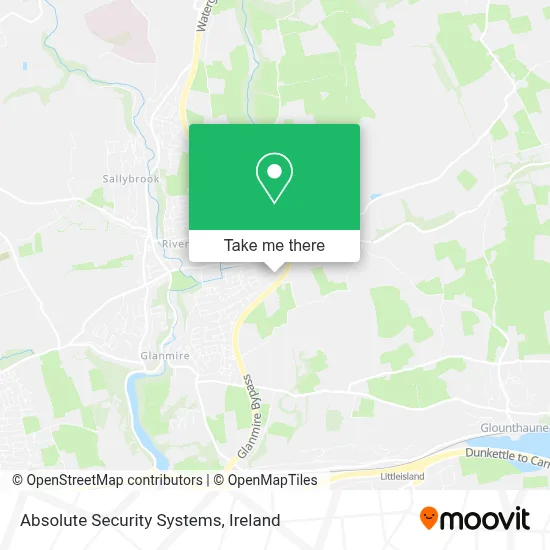 Absolute Security Systems map