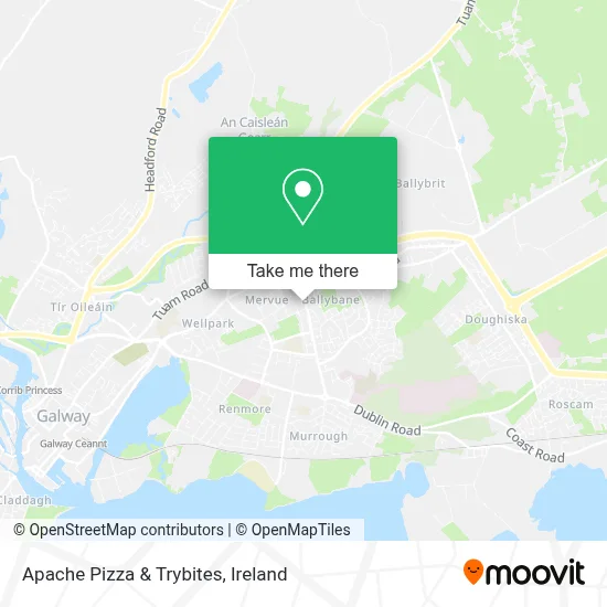 Apache Pizza & Trybites map