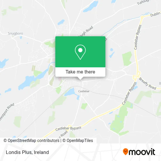 Londis Plus map