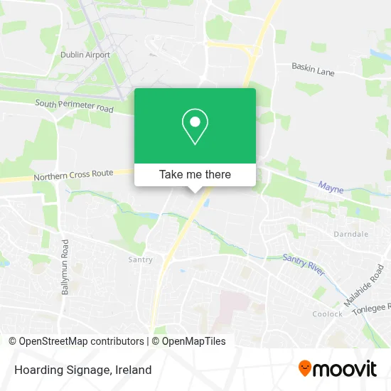 Hoarding Signage map