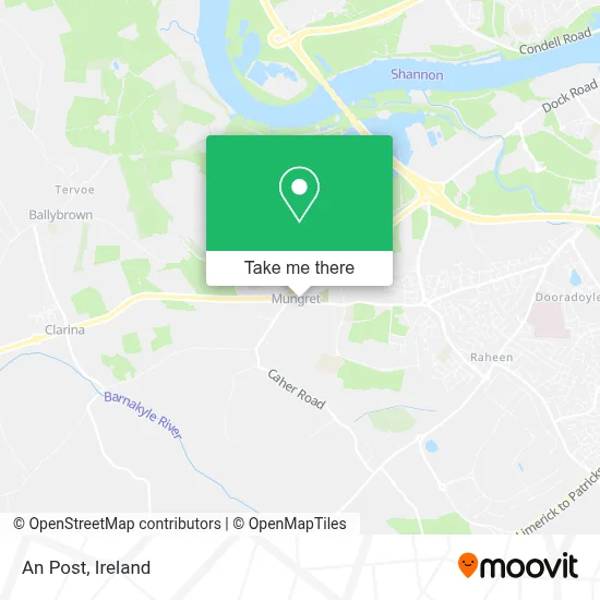 An Post map