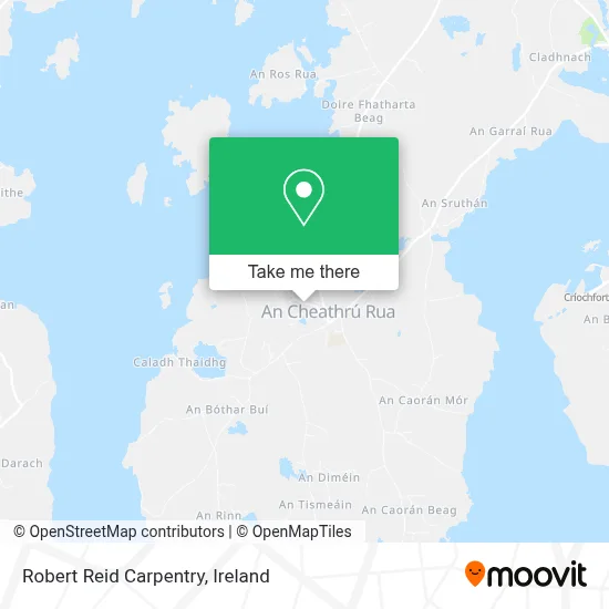Robert Reid Carpentry map