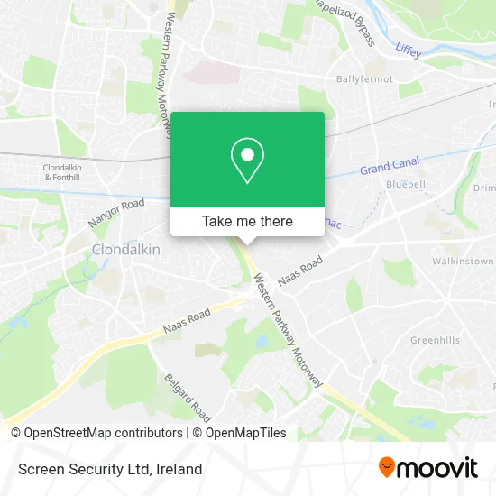 Screen Security Ltd map