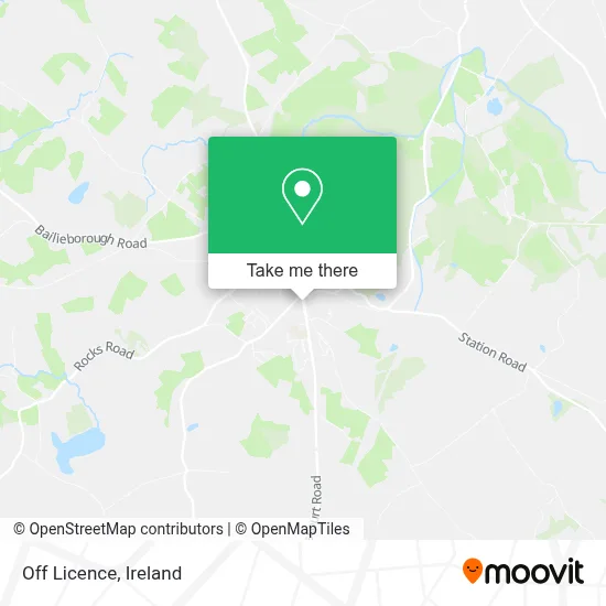 Off Licence map