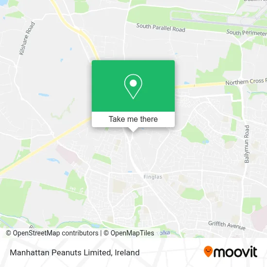 Manhattan Peanuts Limited map