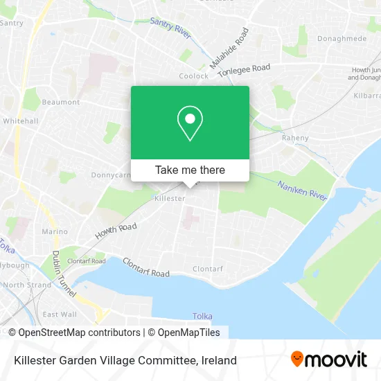 Killester Garden Village Committee map