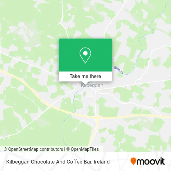 Kilbeggan Chocolate And Coffee Bar map