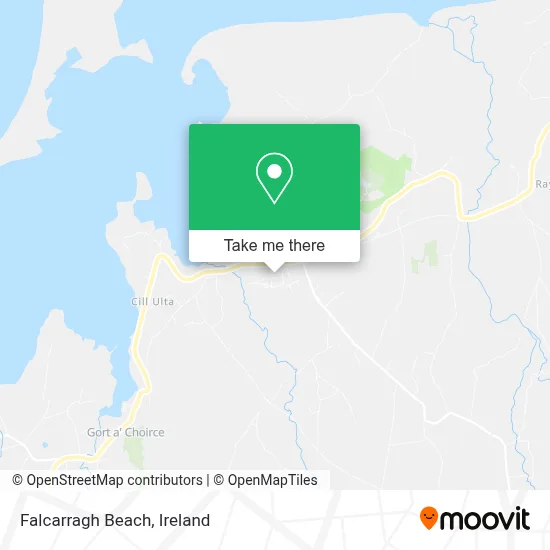 Falcarragh Beach map