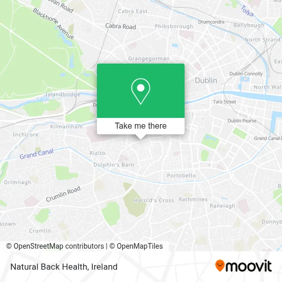 Natural Back Health map