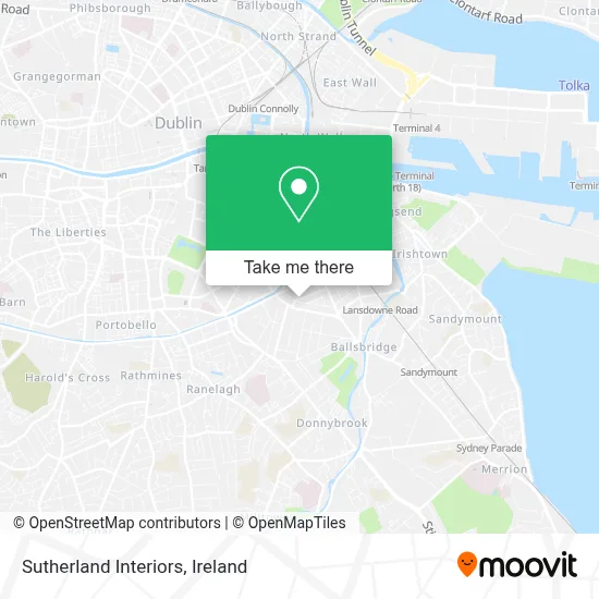 Sutherland Interiors map