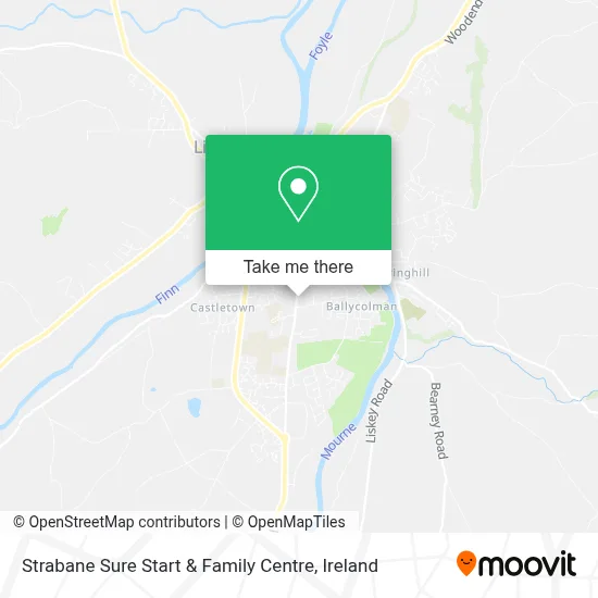 Strabane Sure Start & Family Centre map