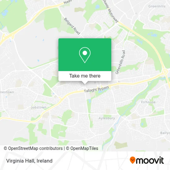Virginia Hall map