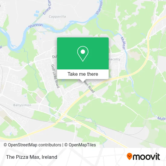 The Pizza Max map