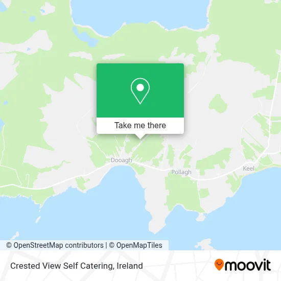 Crested View Self Catering map