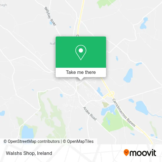 Walshs Shop map