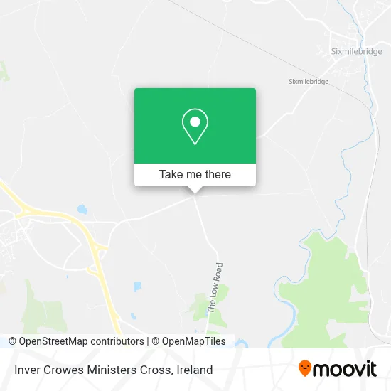 Inver Crowes Ministers Cross map