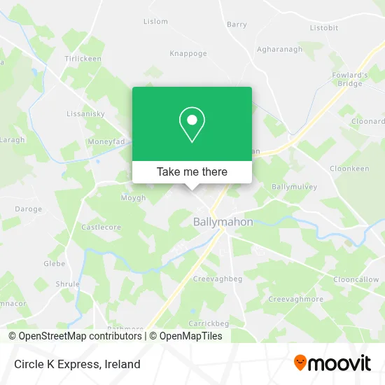 Circle K Express map