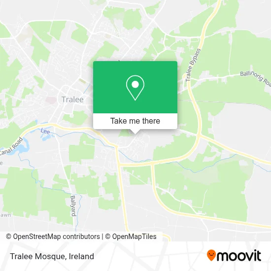 Tralee Mosque map