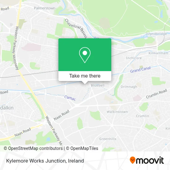 Kylemore Works Junction map