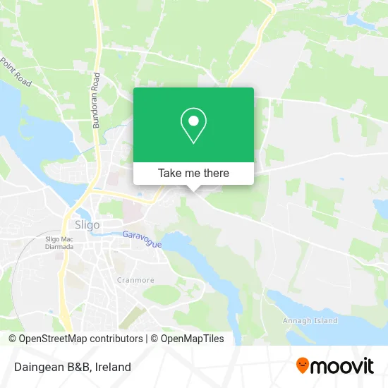 Daingean B&B map