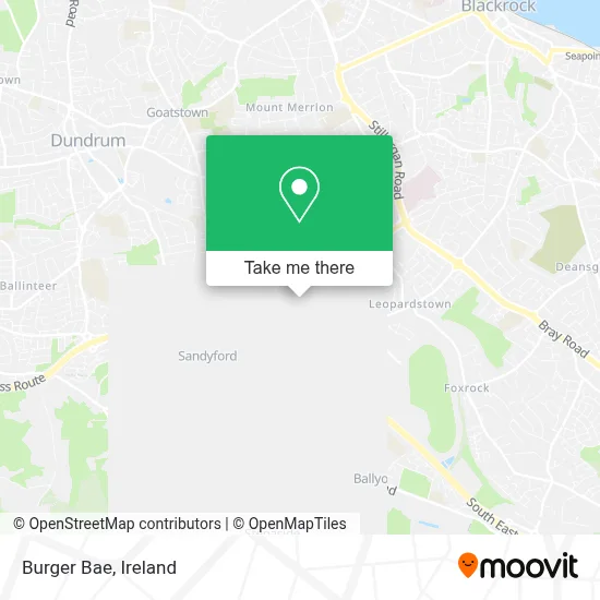 Burger Bae map