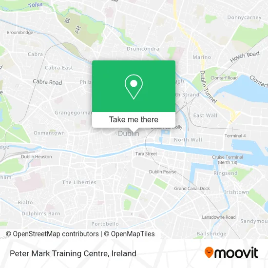 Peter Mark Training Centre map