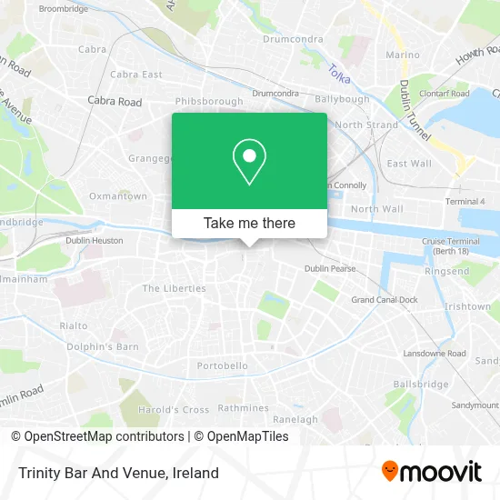 Trinity Bar And Venue map