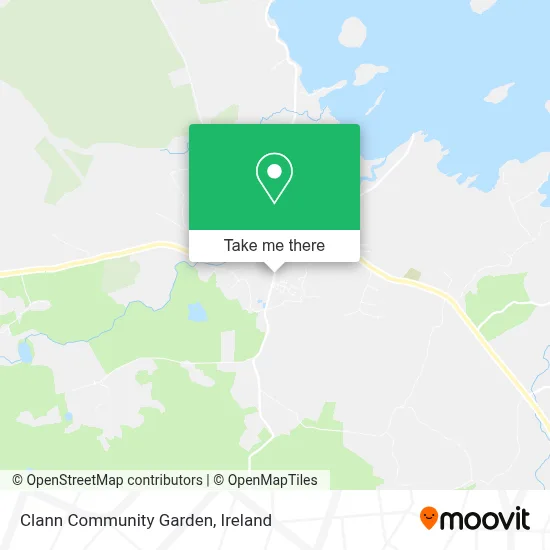 Clann Community Garden map