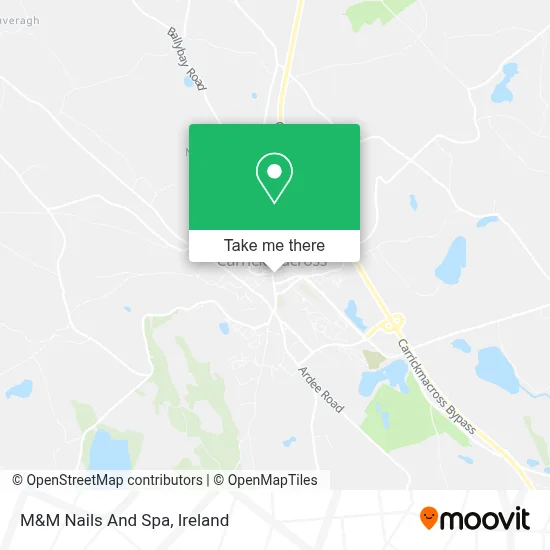 M&M Nails And Spa map