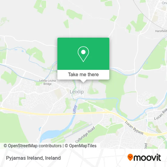 Pyjamas Ireland map