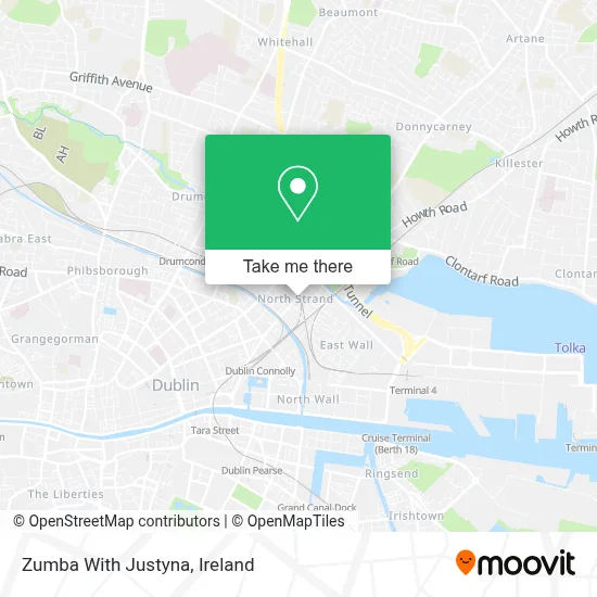 Zumba With Justyna map