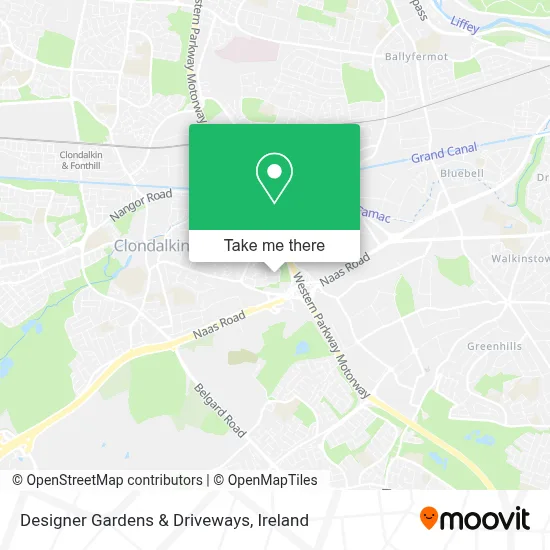 Designer Gardens & Driveways map