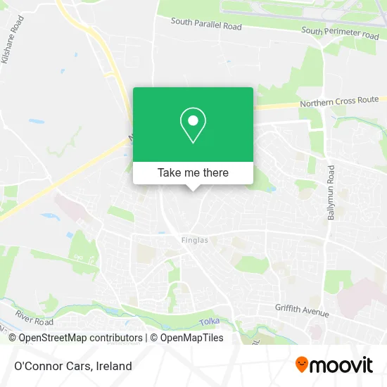 O'Connor Cars map