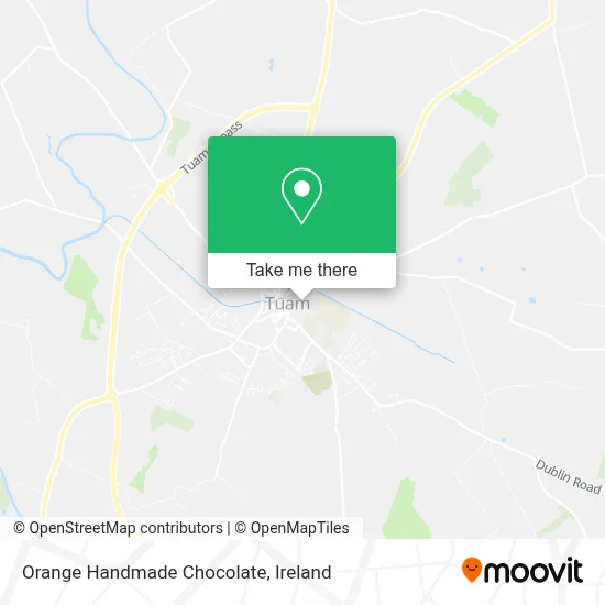 Orange Handmade Chocolate map