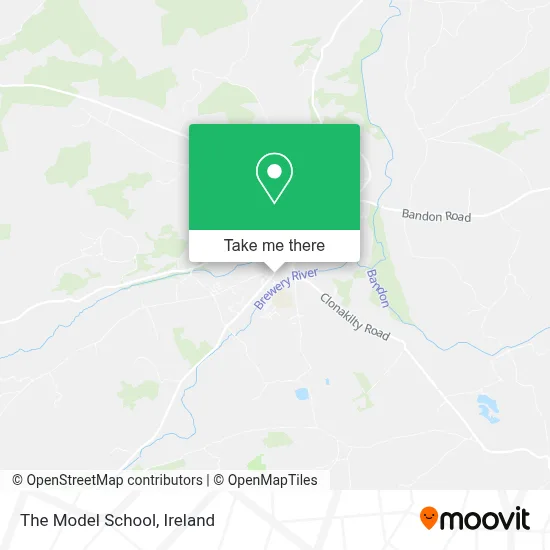 The Model School map