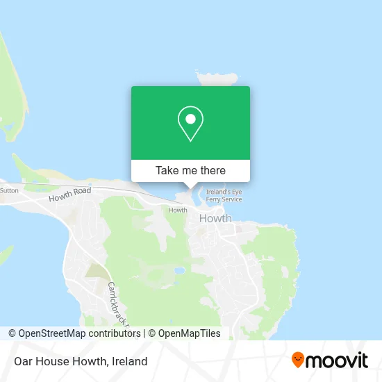 Oar House Howth map
