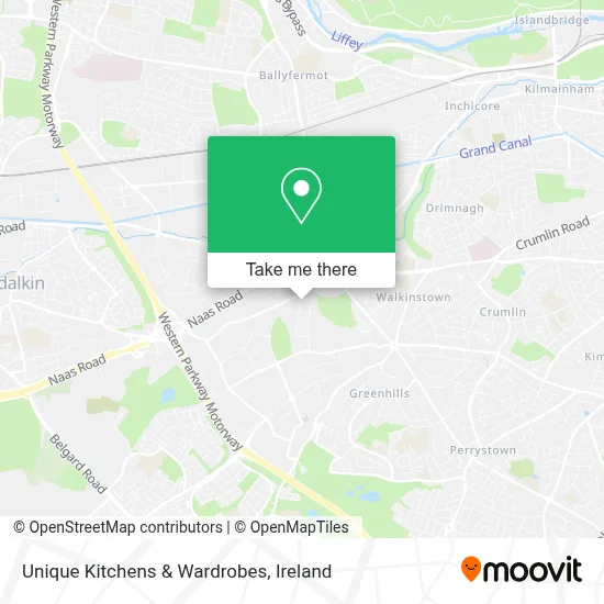 Unique Kitchens & Wardrobes map
