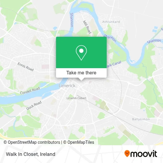 Walk In Closet map