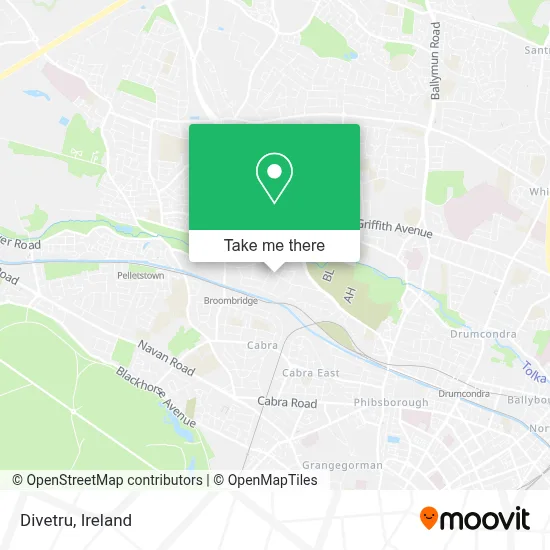 Divetru map