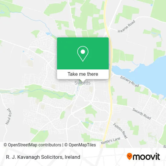 R. J. Kavanagh Solicitors map