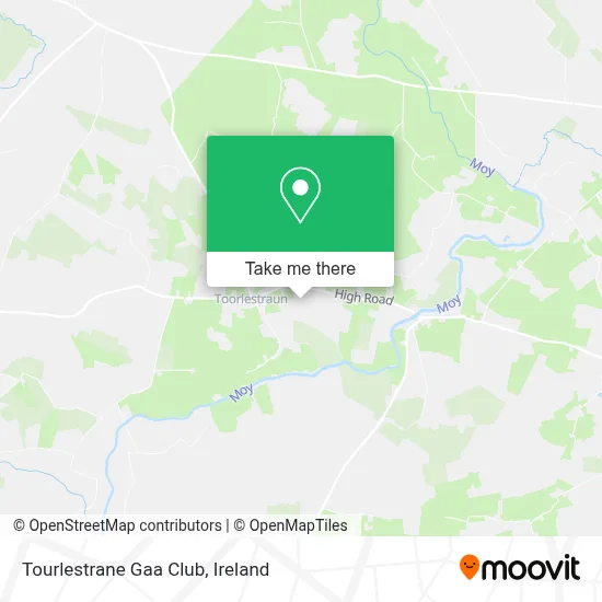 Tourlestrane Gaa Club map