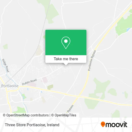 Three Store Portlaoise map