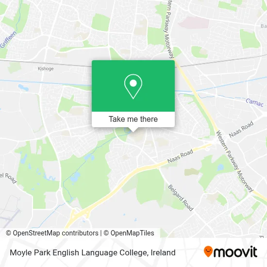 Moyle Park English Language College map