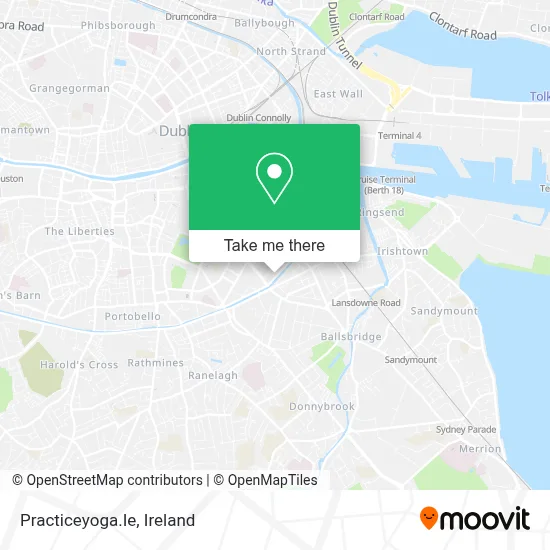 Practiceyoga.Ie map