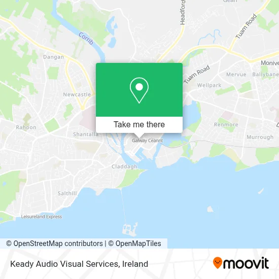 Keady Audio Visual Services map