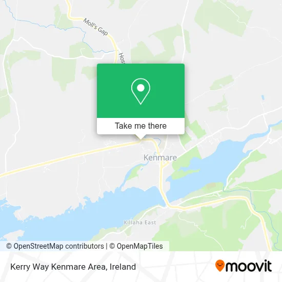 Kerry Way Kenmare Area map