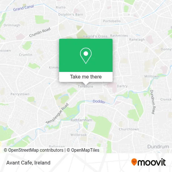 Avant Cafe map