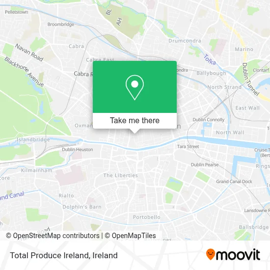 Total Produce Ireland map